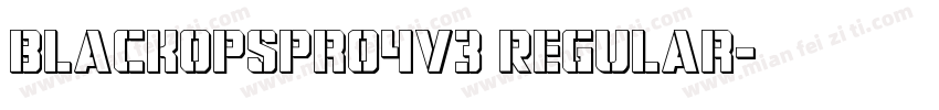 BlackOpsPro4V3 Regular字体转换